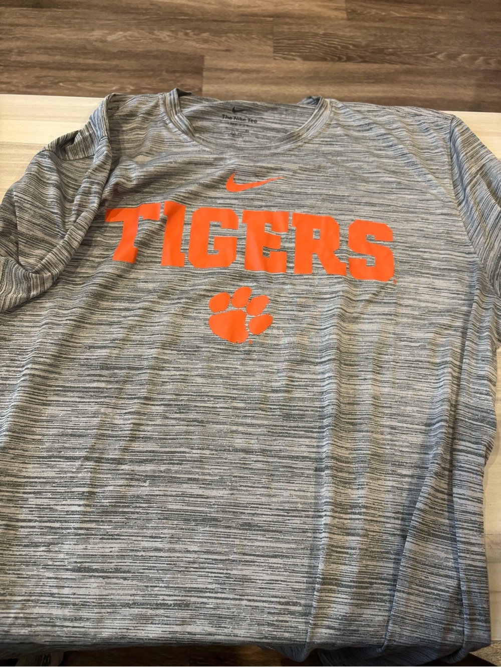 Nike Clemson Tigers Grey Dri-fit
